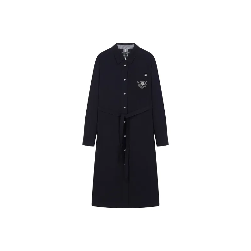Teenie Weenie Long Sleeved Dress Women's Navy Blue-0