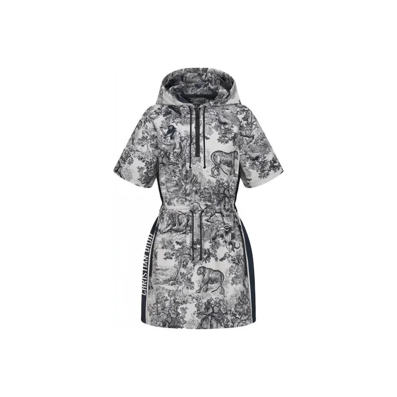 DIOR Quarterly New Products Short-Sleeved Dresses Women's Multicolor-0