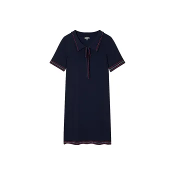 DKNY Short-Sleeved Dresses Women's Navy Blue