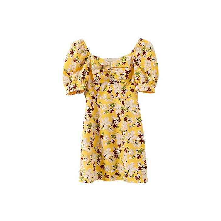 YUMOMO STAR Dress Women's Summer Yellow-0