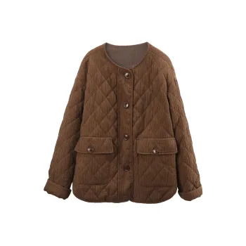 A Paradise For Awakening Puffer Jacket Women's Coffee