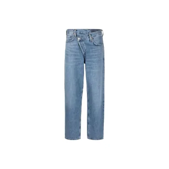 AGOLDE Criss Cross Straight-leg Jeans