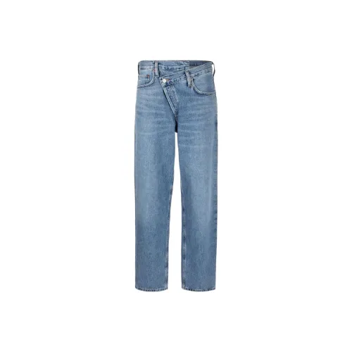 AGOLDE Criss Cross Straight-leg Jeans
