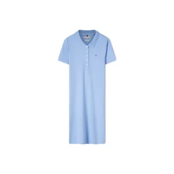 Tommy Hilfiger Short Sleeved Dress Women's Sky Blue