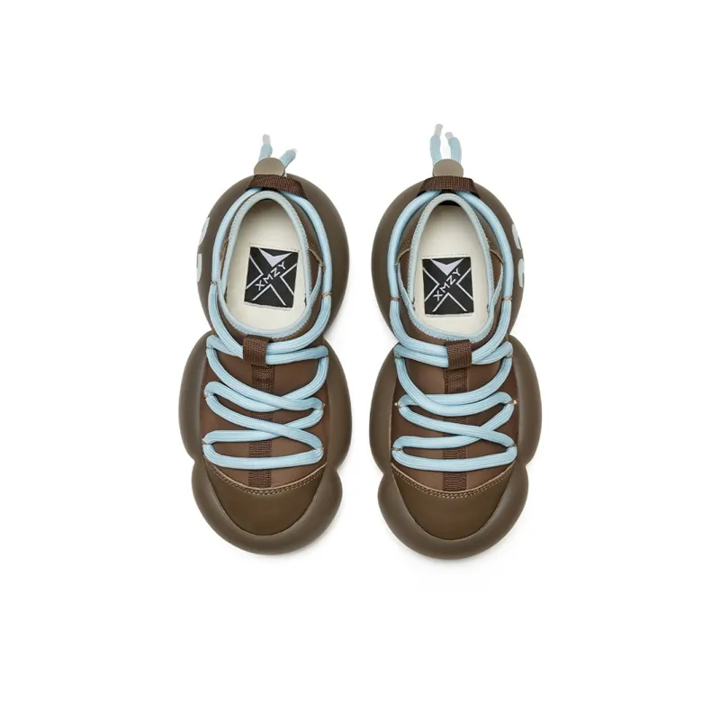 XMZY Joyful Wilderness Breathable Moisture Wicking Height Increasing Low Top Chunky Sneakers Women's-2