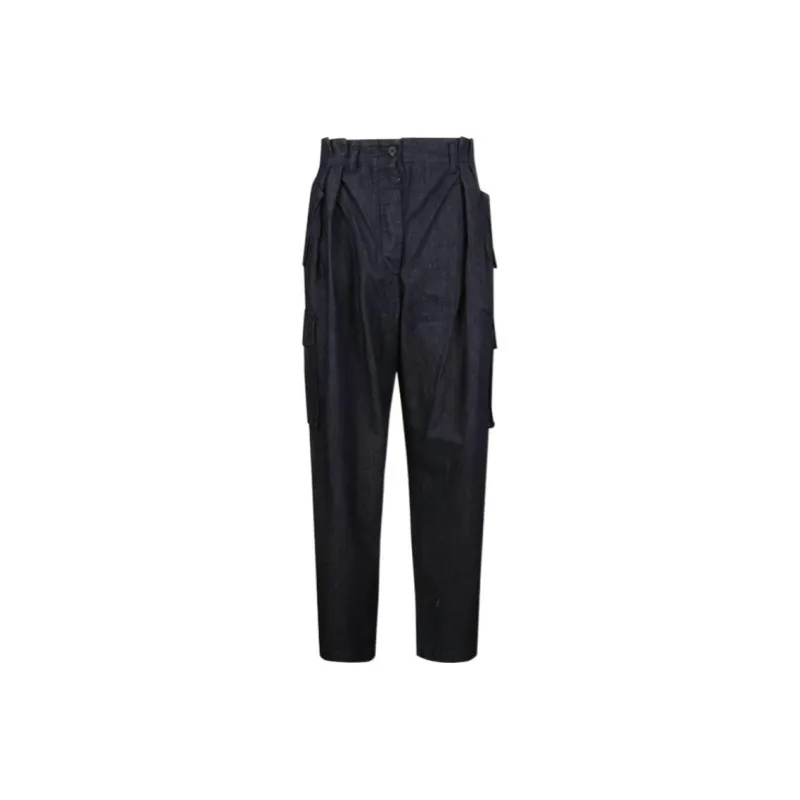 DRIES VAN NOTEN Button Detailed Tapered Pants-0