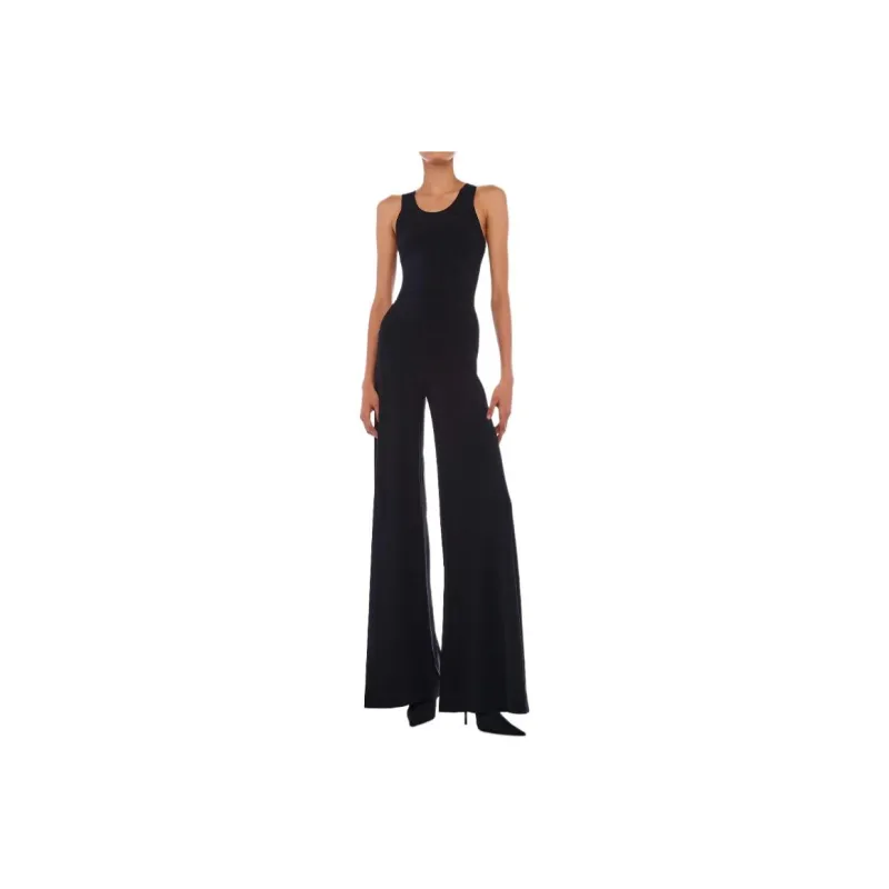 NORMA KAMALI High waisted Wide leg Trousers-0