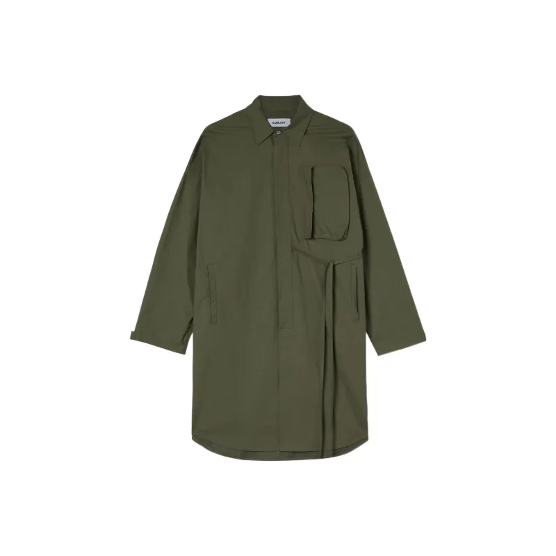 AMBUSH Oversized Long Shirt Dress 'Thyme'-0