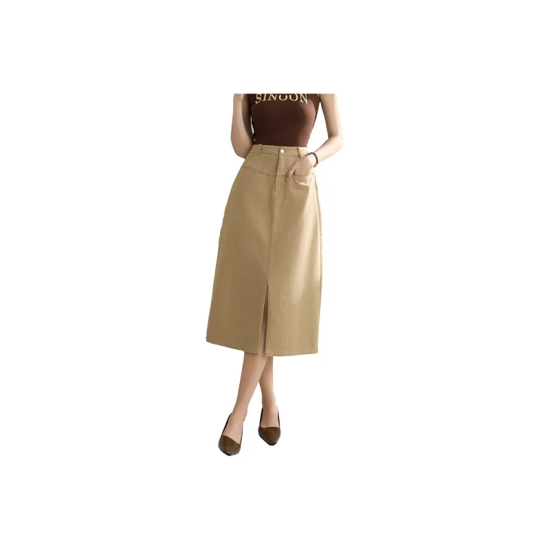 SMEN Denim Long Skirts Women's-0