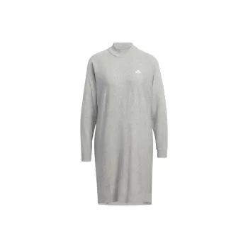 Adidas Long-Sleeved Dresses Women's Gray