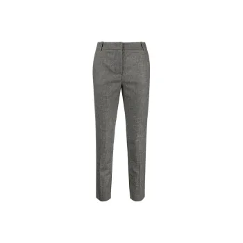 PINKO Bello Checkered Slim-fit Trousers