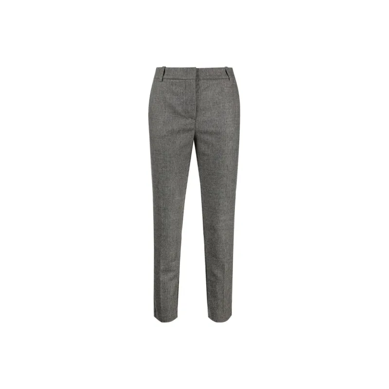 PINKO Bello Checkered Slim-fit Trousers-0