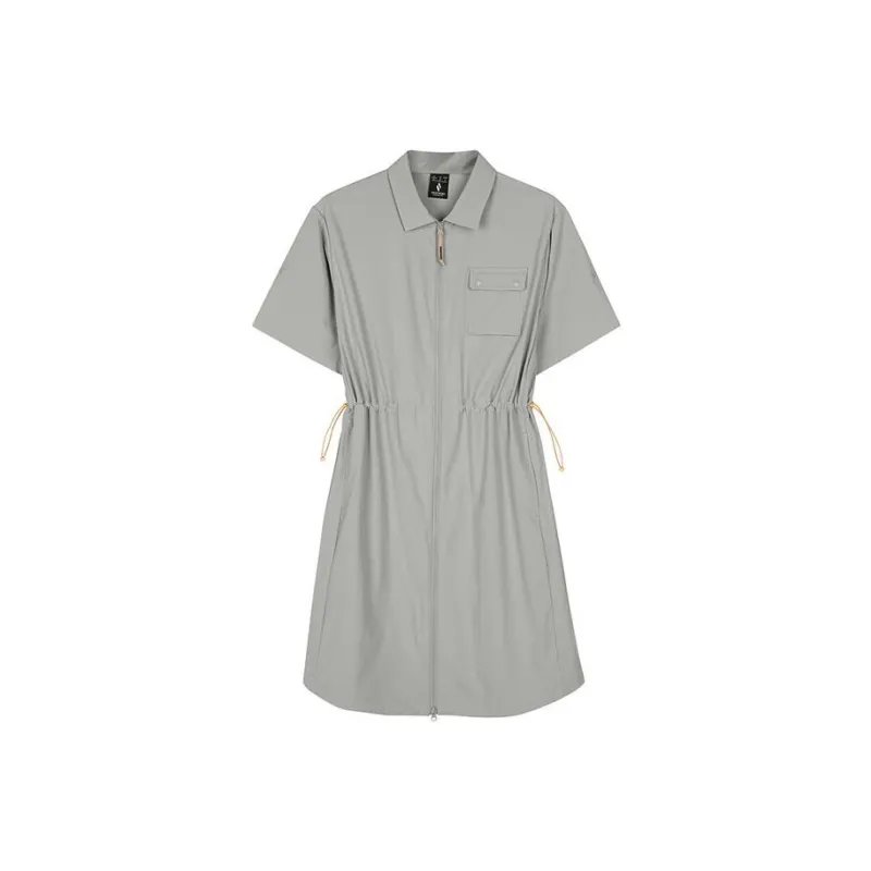 Skechers SS24 Short Sleeved Dress Women's Ash Gray-0
