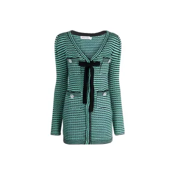 Self portrait FW21 Long Sleeved Dress Women's Green