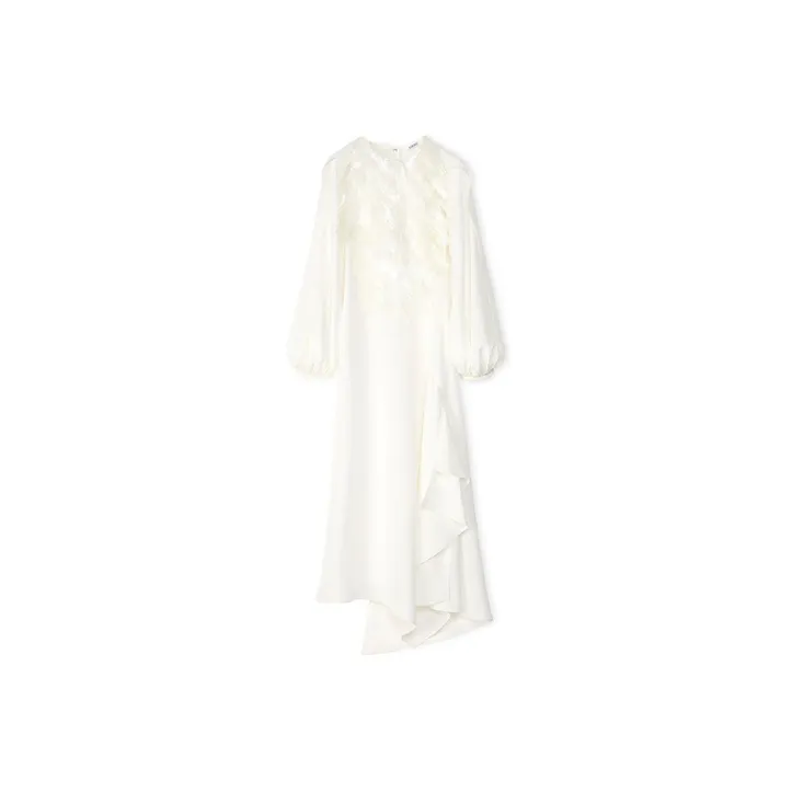 LOEWE Long Sleeved Dresses Women's White-0