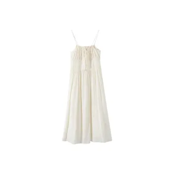 YUMOMO STAR Slip Dresses Women's Gentle Rice