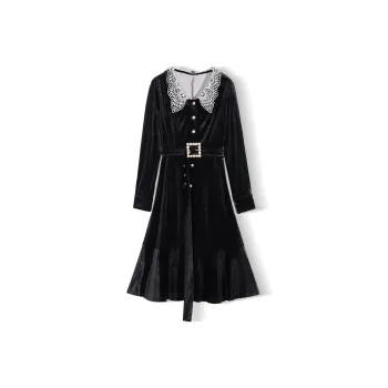 EPTISON WOMAN Long Sleeved Dresses Women's Black