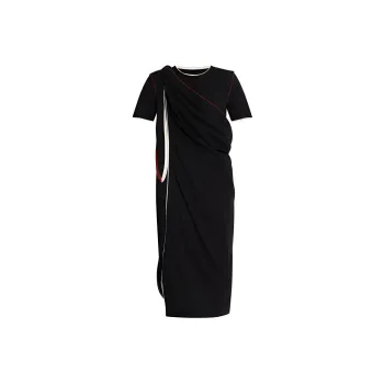 Lemaire Wraparound style T shirt Dress