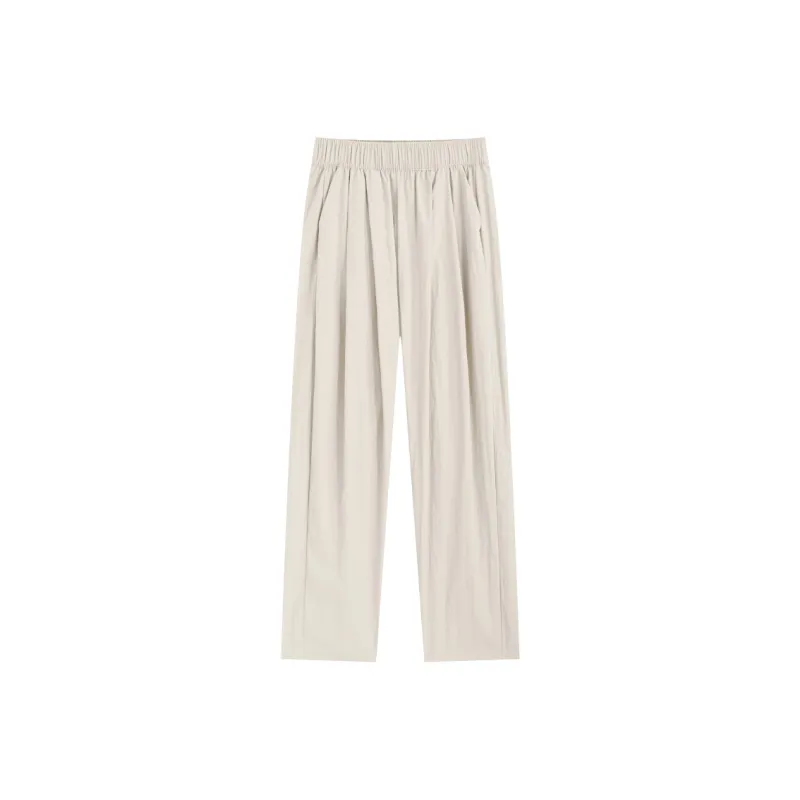SNZX Casual Pants Women's Gray Khaki Color-0