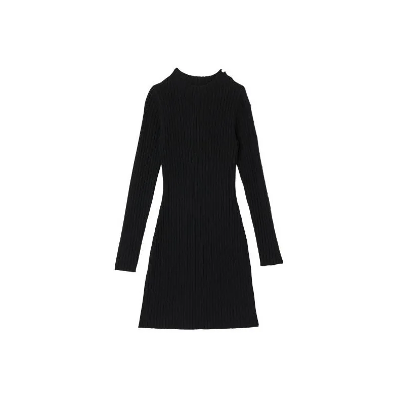 Sandro Long Sleeved Dress Women's Black-0