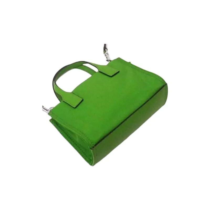 TORY BURCH Ella Nylon Tote Bag, Shopping Bag, Shoulder Bag, Handbag Mini Women's Light Green-2