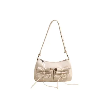 RIVMIND PU Shoulder Bag Women's White/Silver/Black/Red/Pink