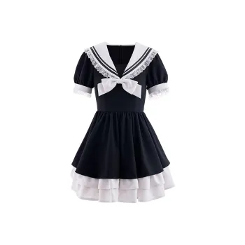 JOSR Short Sleeved Dresses Women's Black