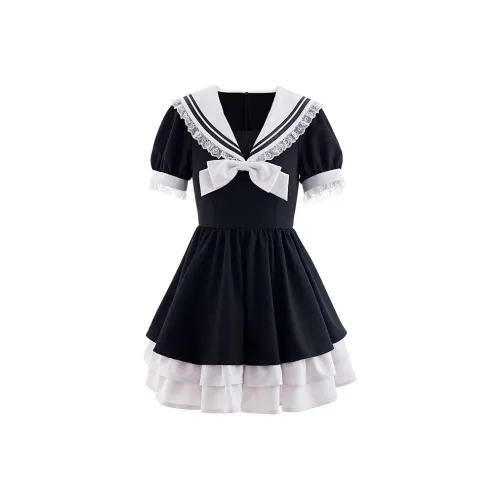 JOSR Short Sleeved Dresses Women's Black