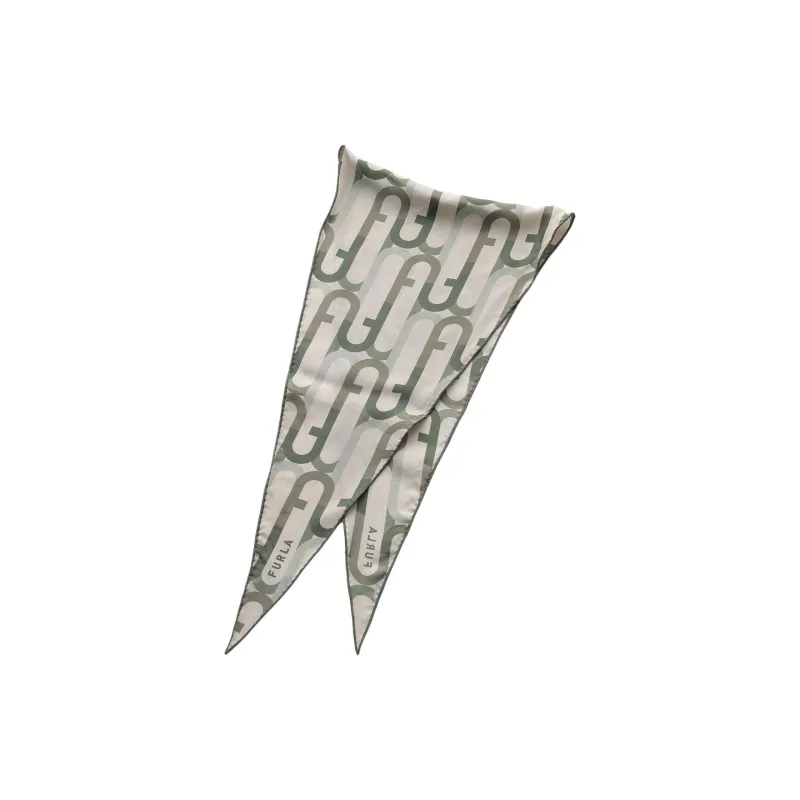 Furla Silk Scarves Women's Green-0