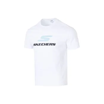 Skechers T Shirt Unisex Bright White