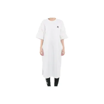 Adidas Originals Short Sleeved Dress Women's White