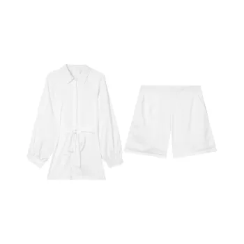 QYPRF Shirt Matching Sets Women's