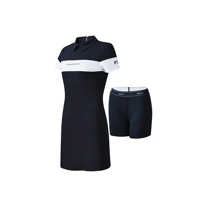 FILA Athletics Short Sleeved Dresses Women's Tide Blue-0
