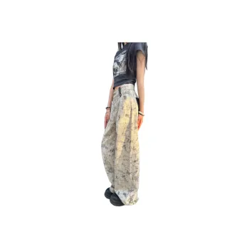 Shuhao Bai Jeans Women's Print Tie Dye