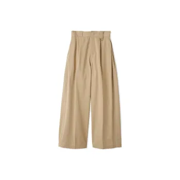 Lily Brown X Dickies Lily Brown Collaboration Casual Pants Women's Beige
