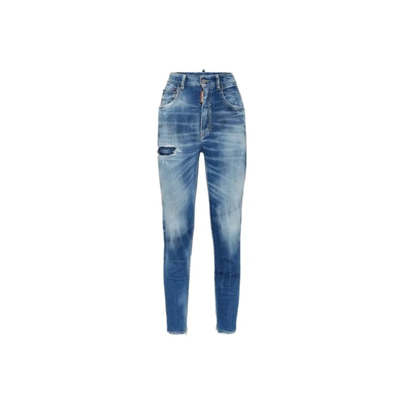 DSQUARED 2 High Waist Twiggy Jeans-0