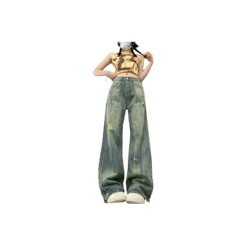 BENGEN Jeans Women's Vintage Blue