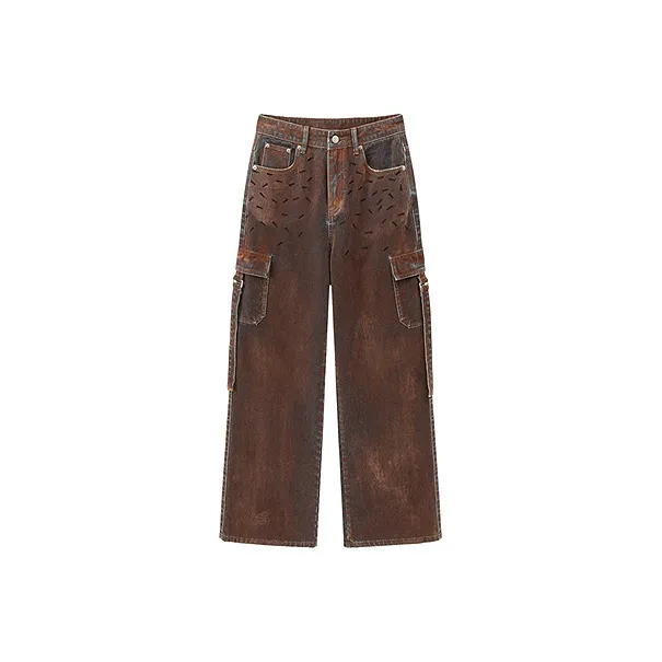 CHUU Jeans Women's Red Brown-0