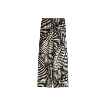 H&M Casual Pants Women's Black/Pattern