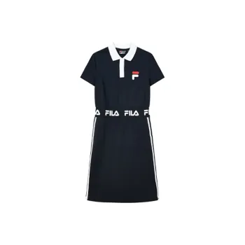 FILA Short Sleeved Dresses Women's Legend Blue