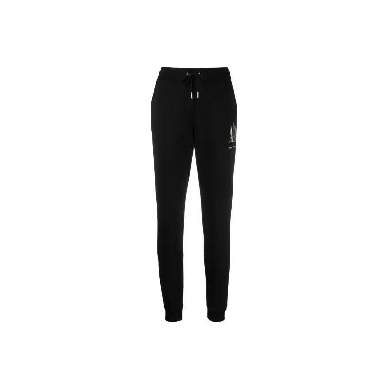 ARMANI EXCHANGE Embroidered-logo Cotton Track Pants-0