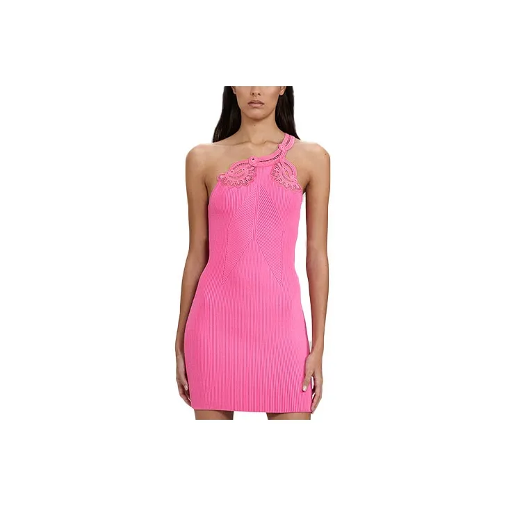 Self portrait Sleeveless Dresses Women's Pink-0