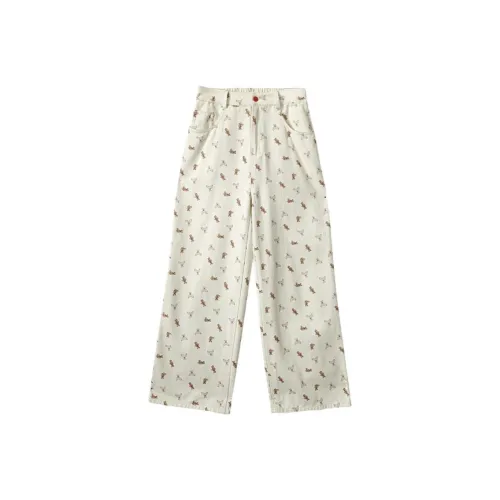 WUPODAMANVZHUANG Casual Pants Women's Bear