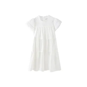 JOSR Short Sleeved Dresses Women's White