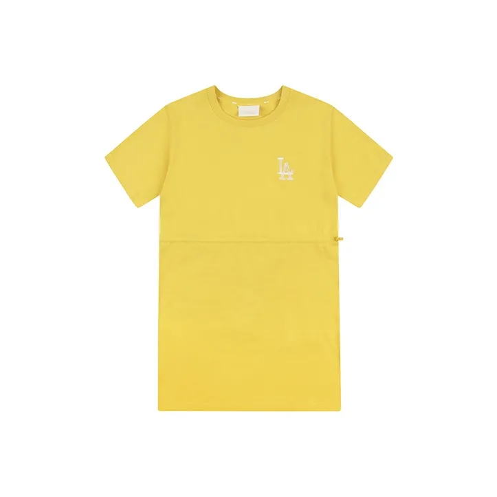 MLB Short Sleeved Dress Women's Yellow-0