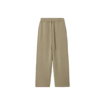 Burberry FW23 Knitted Sports Pants Women's Lime Gray Stone
