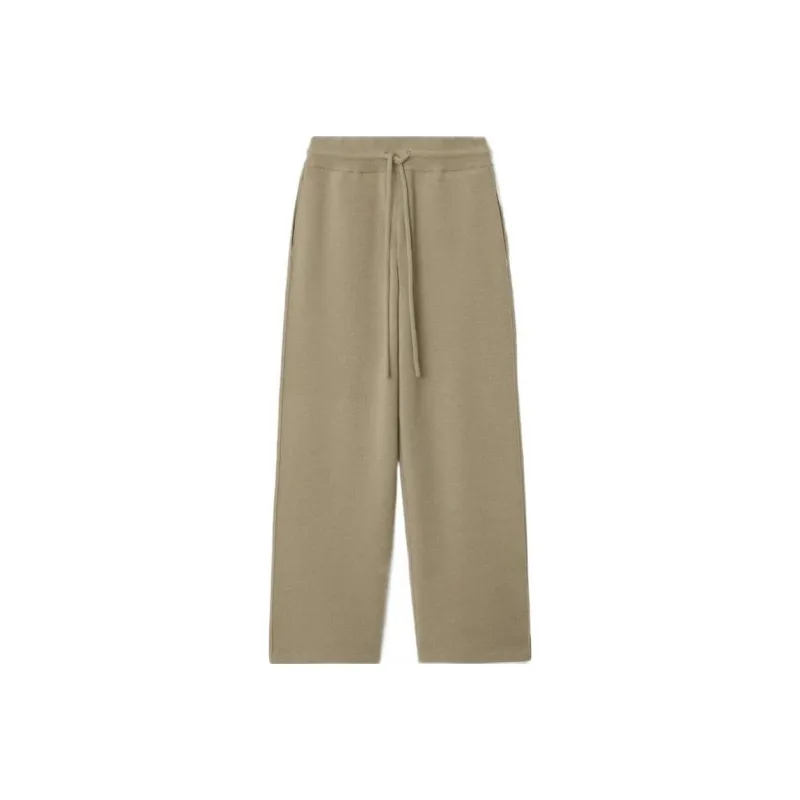 Burberry FW23 Knitted Sports Pants Women's Lime Gray Stone-0