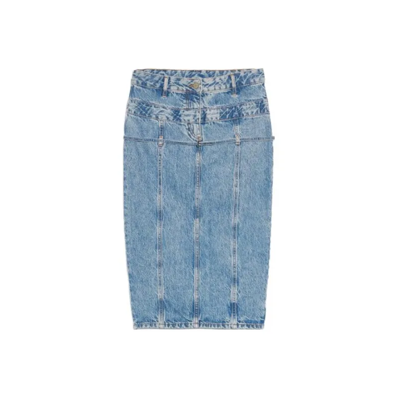 Jacquemus La Jupe De Nimes Criollo 'Light Blue/Tabac'-0
