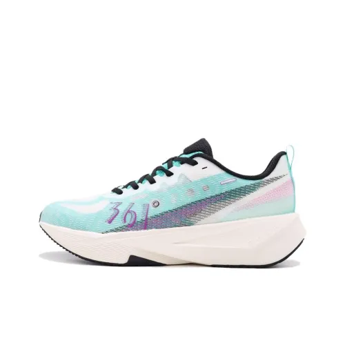 361° Spirit Bee Anti Slip Wear Resistant Low Top Casual Running Shoes Men's Blue White Purple