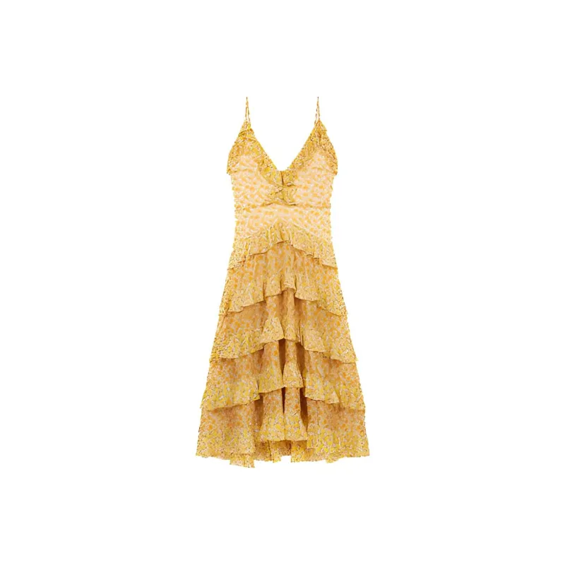 Maje Sleeveless Dresses Women's Orange-0